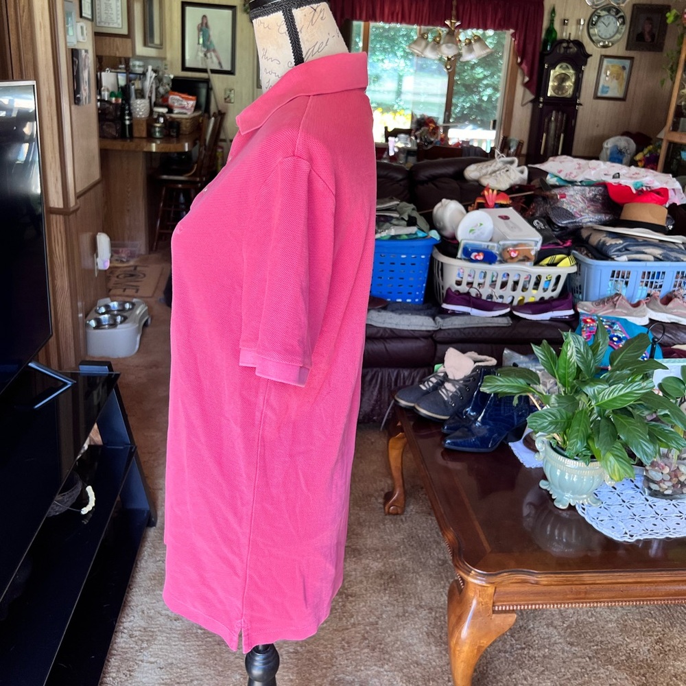 Men’s Vineyard Vines pink polo short sleeve shirt. - Picture 6 of 16